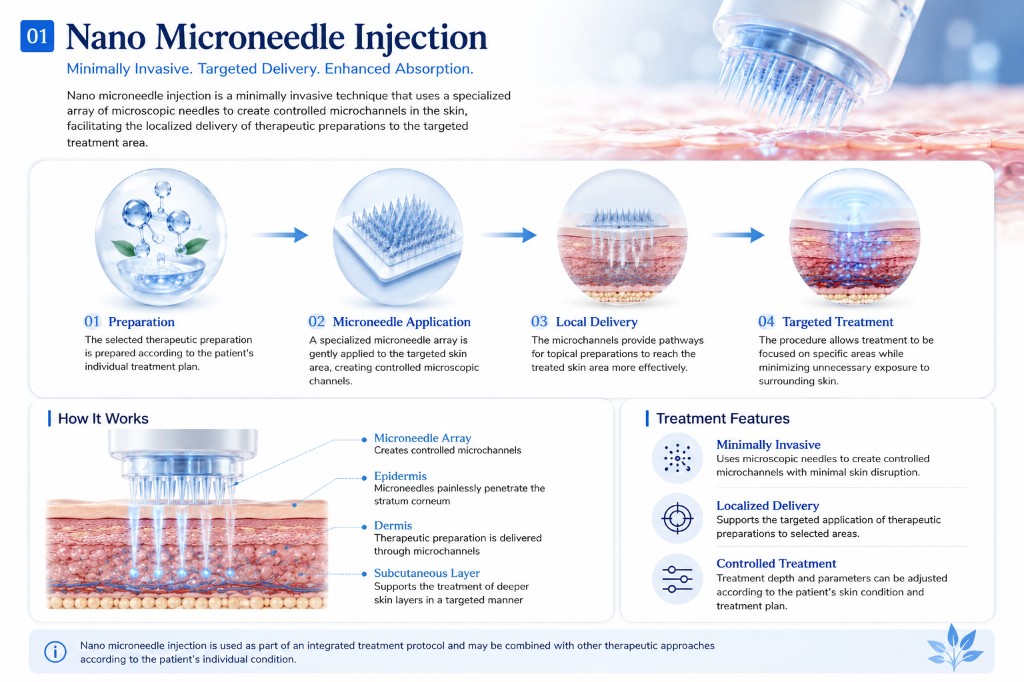 Nano microneedle injection treatment overview